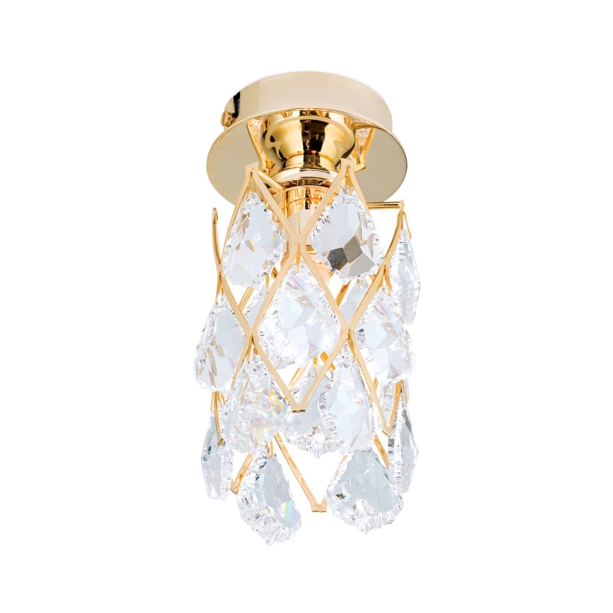 Griestu lampa RITA 1xG9/40W/230V Ø 9 cm, zelta krāsā