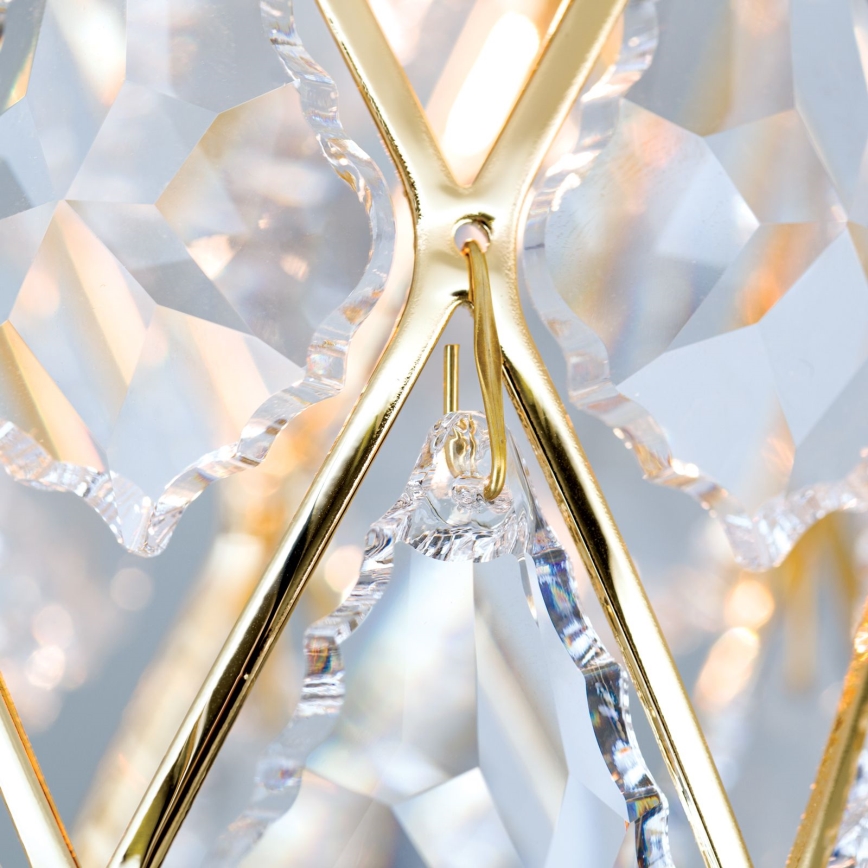 Griestu lampa RITA 1xG9/40W/230V Ø 9 cm, zelta krāsā