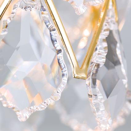 Griestu lampa RITA 1xG9/40W/230V Ø 9 cm, zelta krāsā