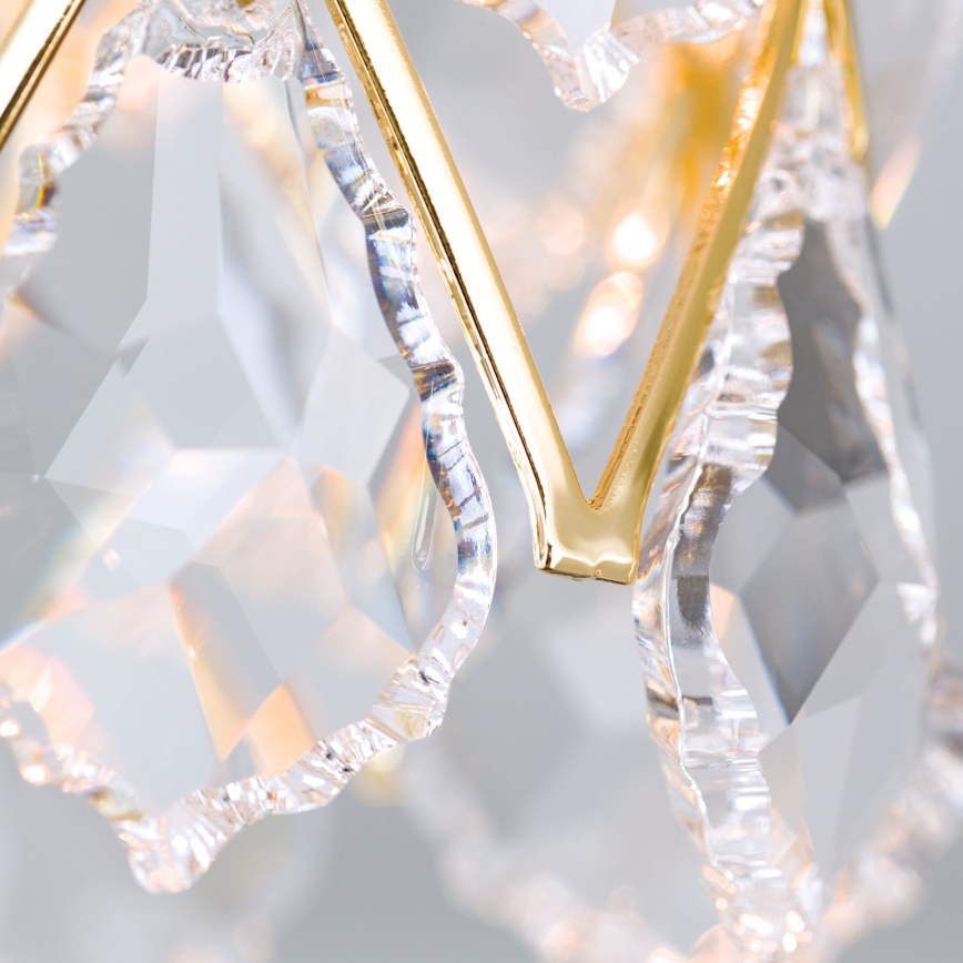 Griestu lampa RITA 1xG9/40W/230V Ø 9 cm, zelta krāsā