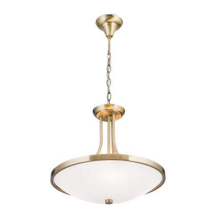 Lustra ar ķēdi AIDA 3xE27/60W/230V d. 39,5 cm misiņš