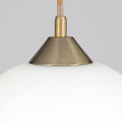Lustra ar auklu GRADO 1xE27/60W/230V d. 40 cm misiņš