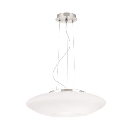 Lustra ar auklu BLANC 2xE27/60W/230V d. 49 cm matēts hroms