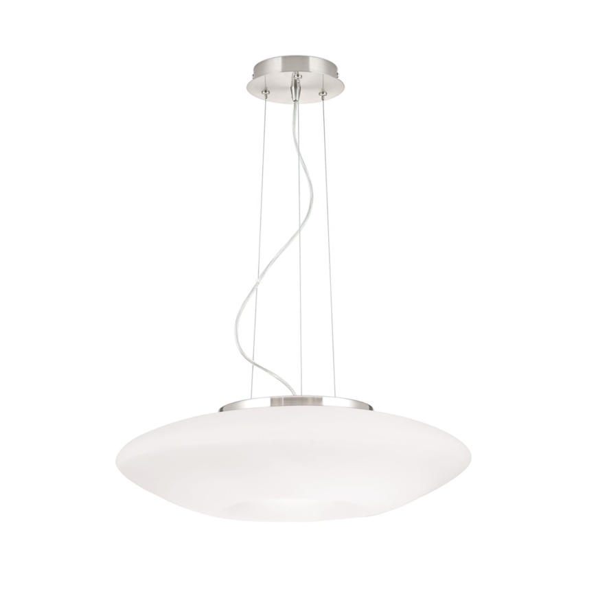 Lustra ar auklu BLANC 2xE27/60W/230V d. 49 cm matēts hroms