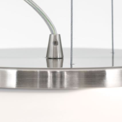 Lustra ar auklu BLANC 2xE27/60W/230V d. 49 cm matēts hroms