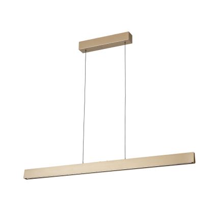 LED regulējams lustra uz stieples TARA LED/44W/230V 2700/3800/4500/5700K zelta krāsā