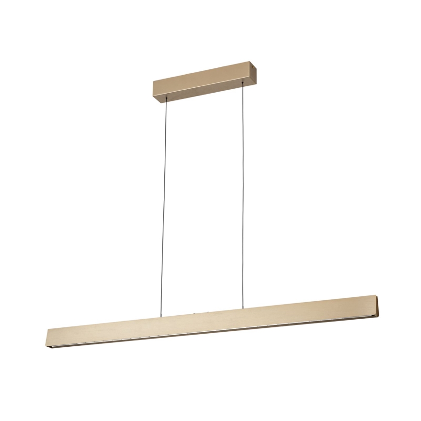 LED regulējams lustra uz stieples TARA LED/44W/230V 2700/3800/4500/5700K zelta krāsā