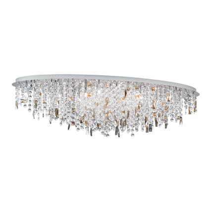 Kristāla griestu lampa CRYSTALRIVER 21xG9/40W/230V spīdīgi hromēts