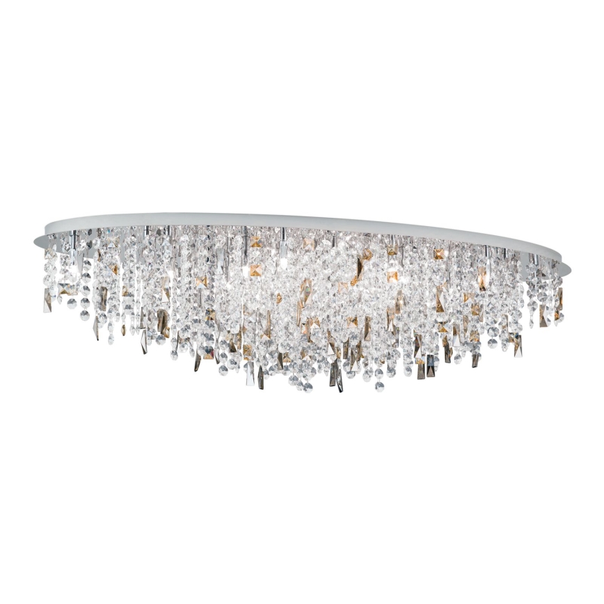 Kristāla griestu lampa CRYSTALRIVER 21xG9/40W/230V spīdīgi hromēts