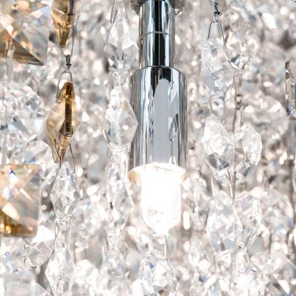 Kristāla griestu lampa CRYSTALRIVER 21xG9/40W/230V spīdīgi hromēts