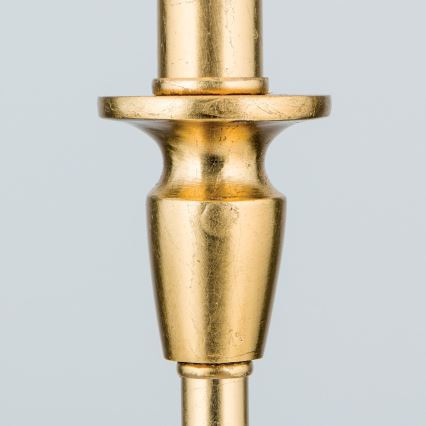 Galda lampa FONSA 1xE27/60W/230V 61 cm balta/zelta