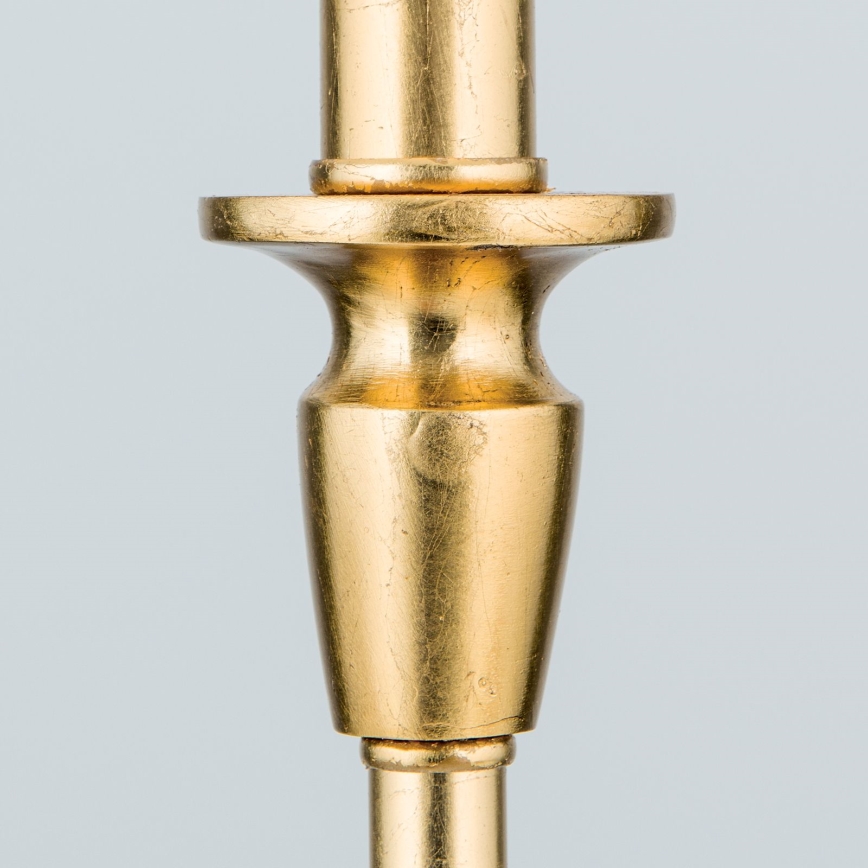 Galda lampa FONSA 1xE27/60W/230V 61 cm balta/zelta