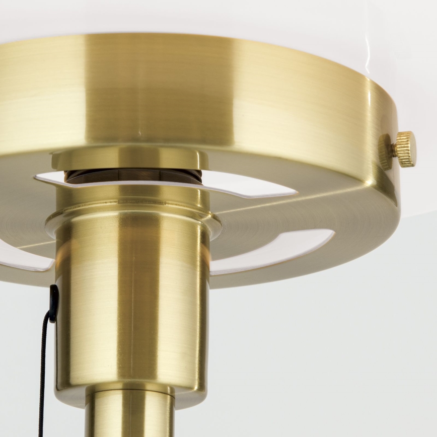 Galda lampa SPARTA 1xE27/40W/230V zelta/melna