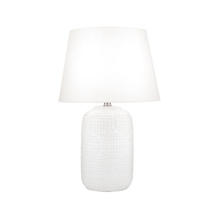 Galda lampa CORAL 1xE27/40W/230V keramika/balta