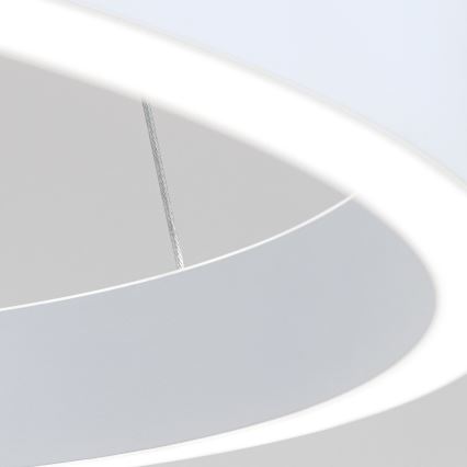 LED lustra ar regulējamu spilgtumu uz vada KOLK LED/40W/230V 2700/3000/4000K Ø40 cm balta