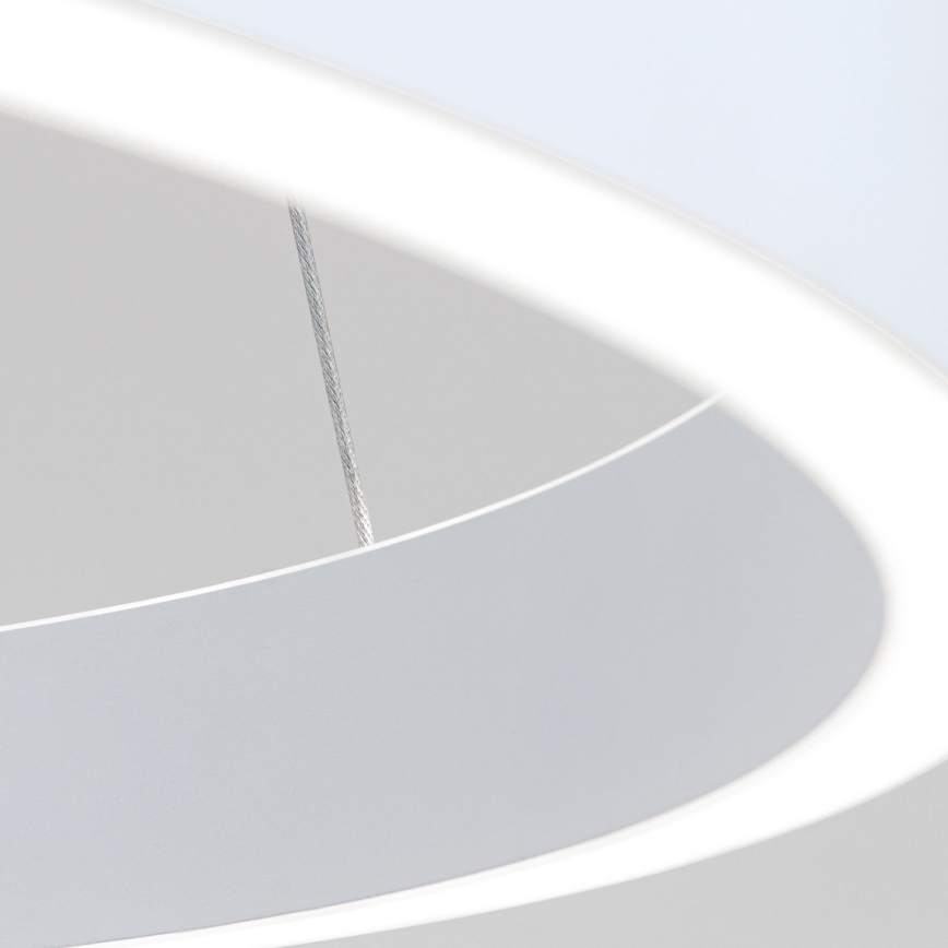 LED lustra ar regulējamu spilgtumu uz vada KOLK LED/40W/230V 2700/3000/4000K Ø40 cm balta