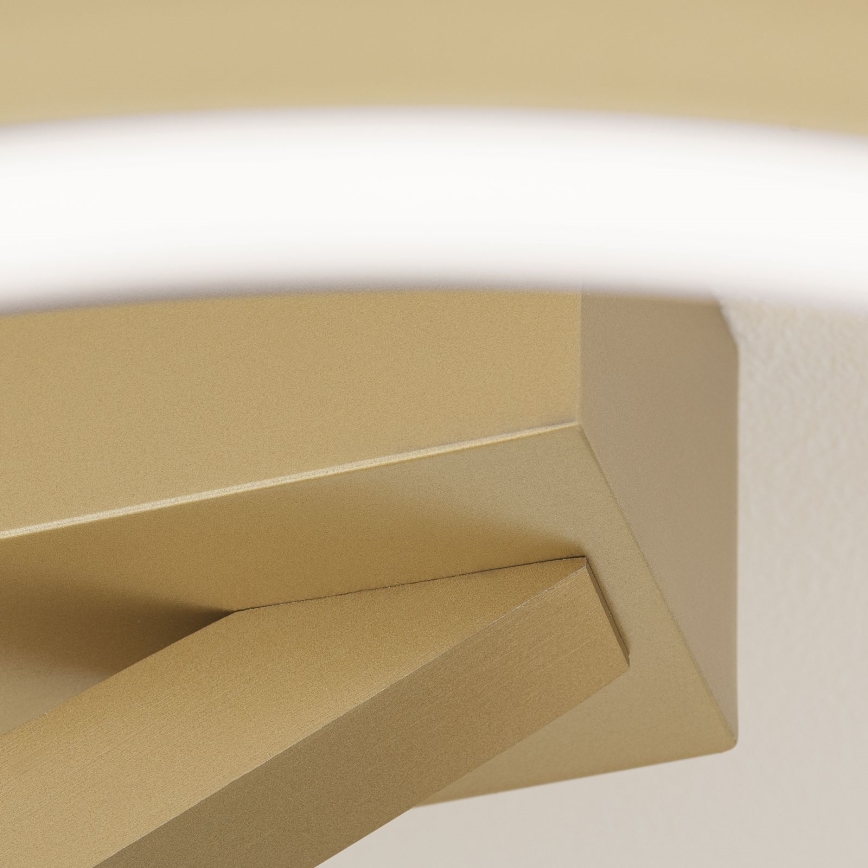 LED griestu gaismeklis KOLK LED/40W/230V 2700/3000/4000K Ø 40 cm zelta