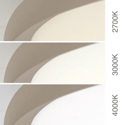 LED griestu lampa KANT LED/30W/230V 2700/3000/4000K Ø 40 cm bēša