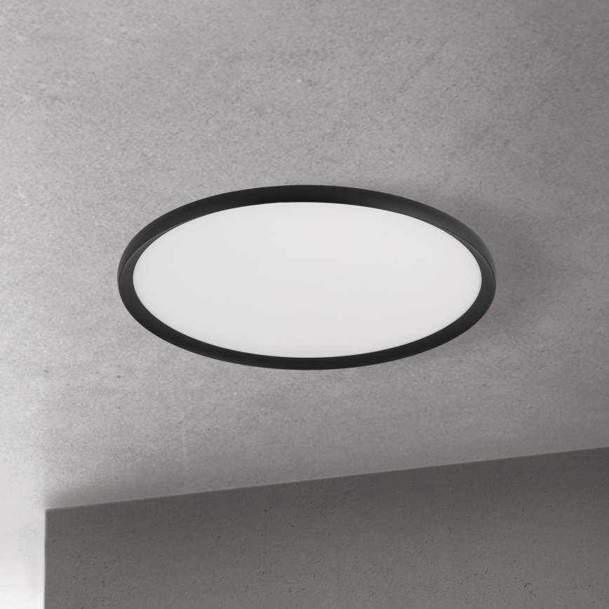 LED griestu gaismeklis KANT LED/50W/230V 2700/3200/4000K Ø 60 cm melns