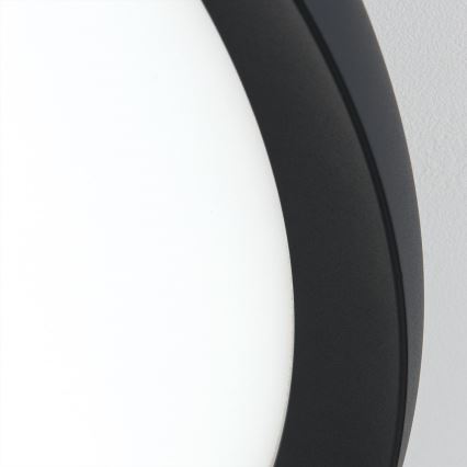 LED griestu gaismeklis KANT LED/50W/230V 2700/3200/4000K Ø 60 cm melns