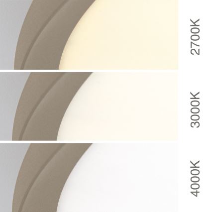 LED griestu lampa KANT LED/66W/230V 2700/3200/4000K Ø 80 cm bēšs