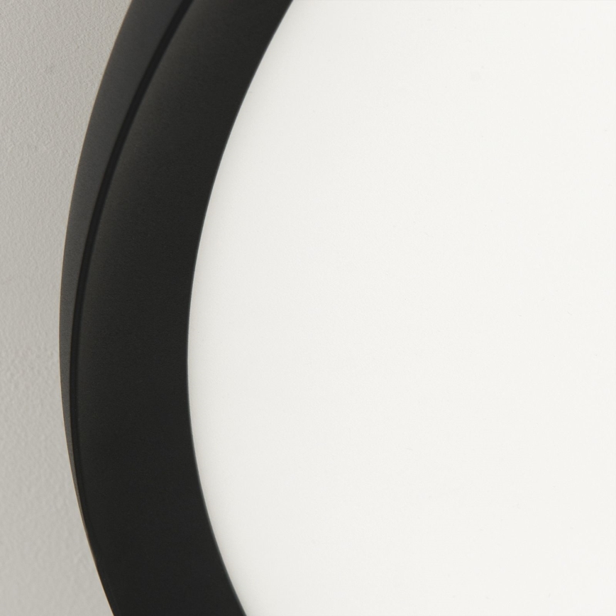 LED griestu gaismeklis KANT LED/66W/230V 2700/3200/4000K Ø 80 cm melna