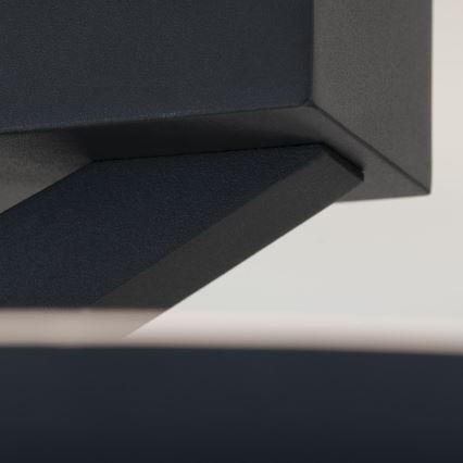 LED griestu gaismeklis KOLK LED/40W/230V 2700/3000/4000K Ø 40 cm melns