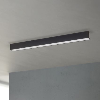 LED griestu/karājamais gaismeklis 2 vienā PALKKI LED/38W/230V 3000/4000/5000K melns