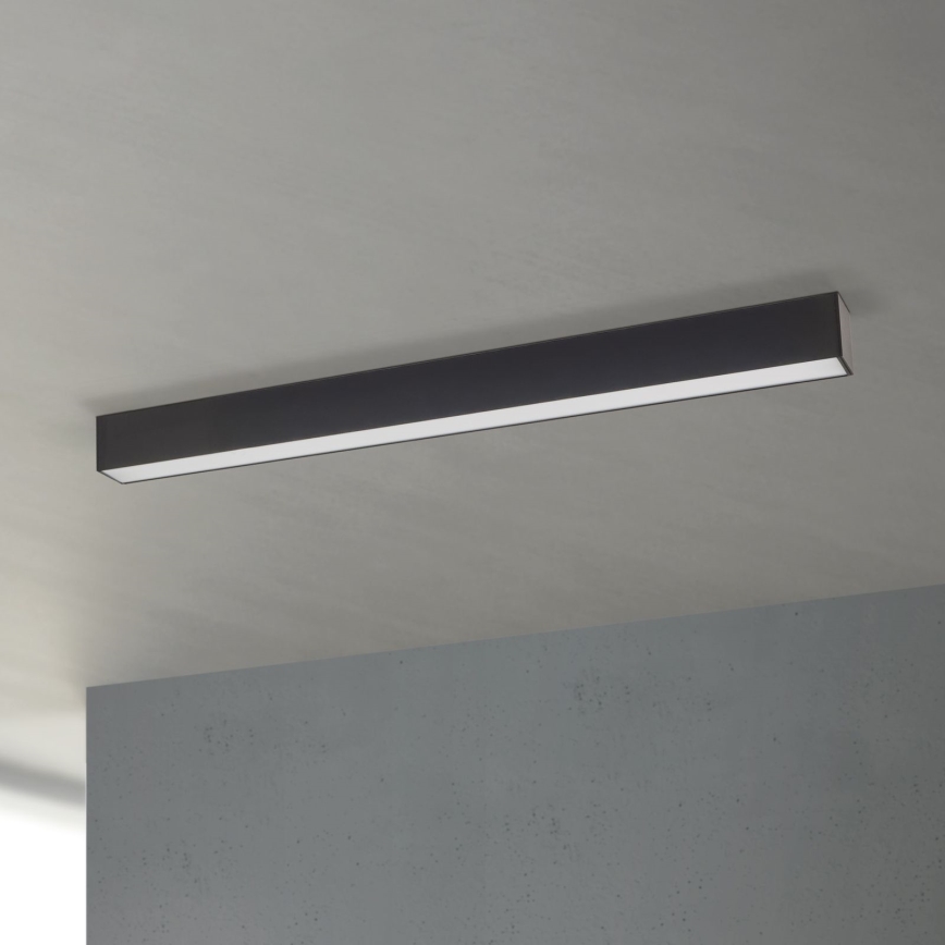 LED griestu/karājamais gaismeklis 2 vienā PALKKI LED/38W/230V 3000/4000/5000K melns