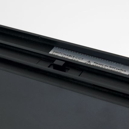 LED griestu/karājamais gaismeklis 2 vienā PALKKI LED/38W/230V 3000/4000/5000K melns