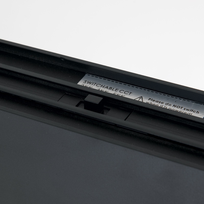 LED griestu/karājamais gaismeklis 2 vienā PALKKI LED/38W/230V 3000/4000/5000K melns