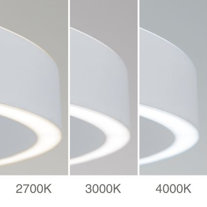 LED regulējama lustra ar kabeli KOLK LED/60W/230V 2700/3000/4000K pr. 60 cm balta