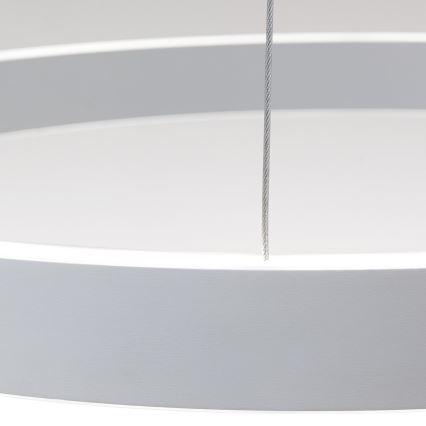 LED regulējama lustra ar kabeli KOLK LED/60W/230V 2700/3000/4000K pr. 60 cm balta