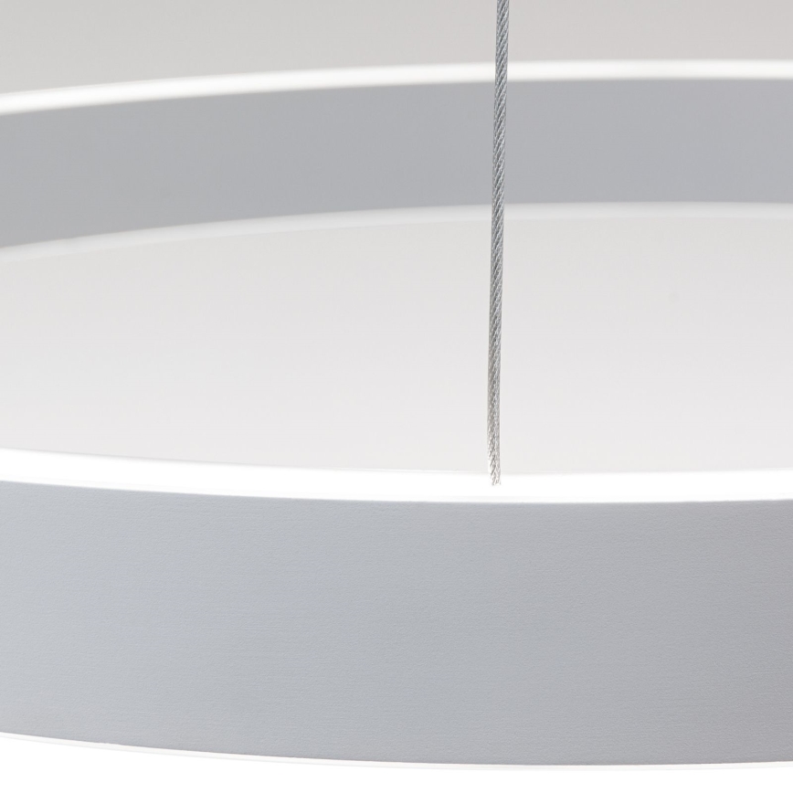 LED regulējama lustra ar kabeli KOLK LED/60W/230V 2700/3000/4000K pr. 60 cm balta