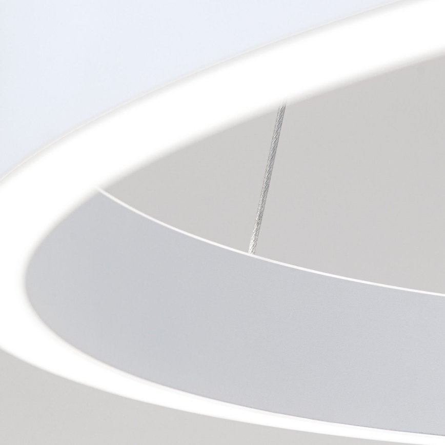 LED regulējama lustra ar kabeli KOLK LED/60W/230V 2700/3000/4000K pr. 60 cm balta