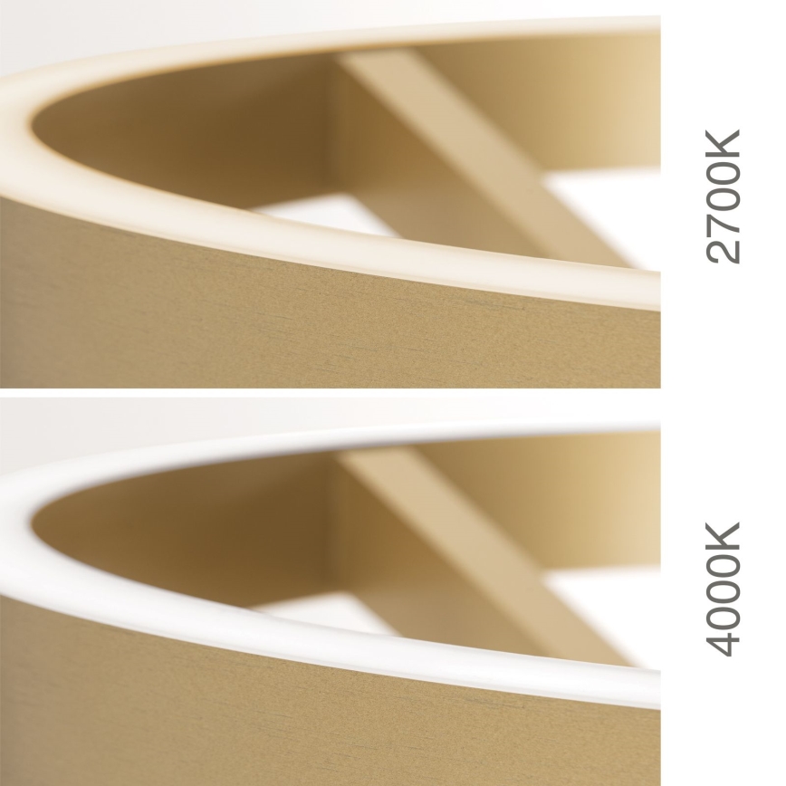 LED dimējama grīdas lampa KOLK LED/40W/230V 2700/4000K zelta