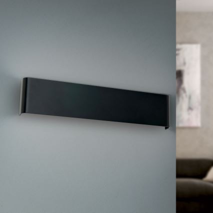 LED sienas gaismeklis ACCENT LED/14W/230V melns