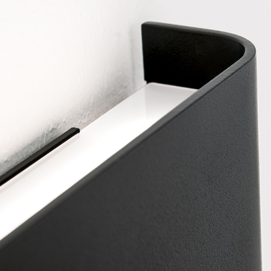 LED sienas gaismeklis ACCENT LED/14W/230V melns