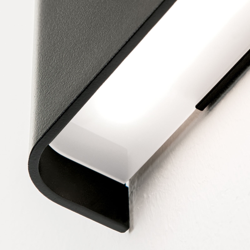 LED sienas gaismeklis ACCENT LED/14W/230V melns