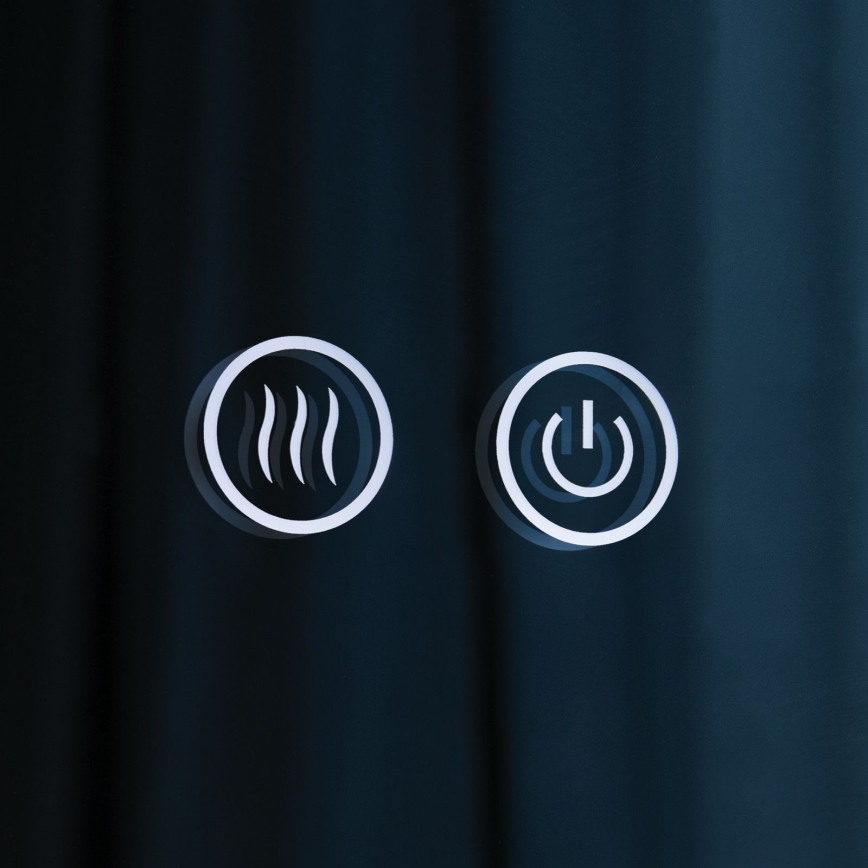 Sienas spogulis vannas istabai ar apgaismojumu un apsildi FOCUS LED/30W/230V 3000/4200/6000K Ø 100 cm IP44