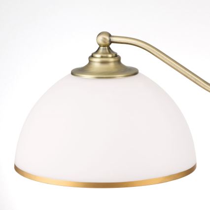 Lustra ar ķēdi OLD LAMP 3xE27/40W/230V d. 65 cm balta/misiņš