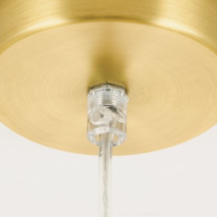 Pakaramā lampa uz vada MADIS 1xE27/60W/230V zelta krāsā