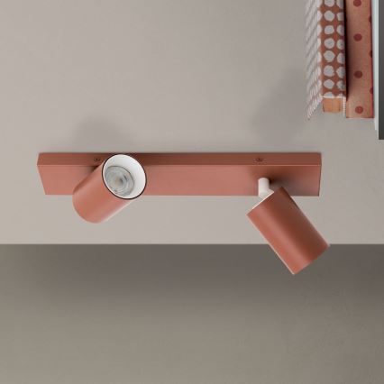 PENN virziena gaismeklis 2xGU10/13W/230V ķieģeļkrāsas