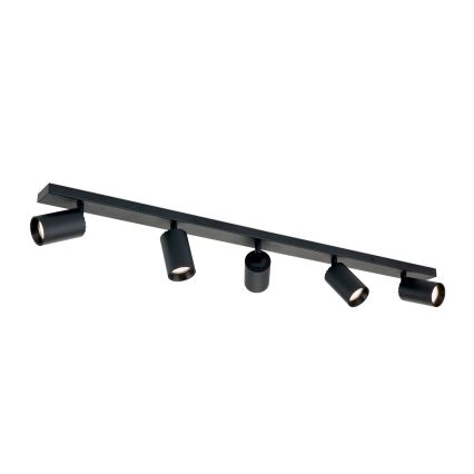 Punktveida gaismeklis SEAN 5xGU10/13W/230V melns