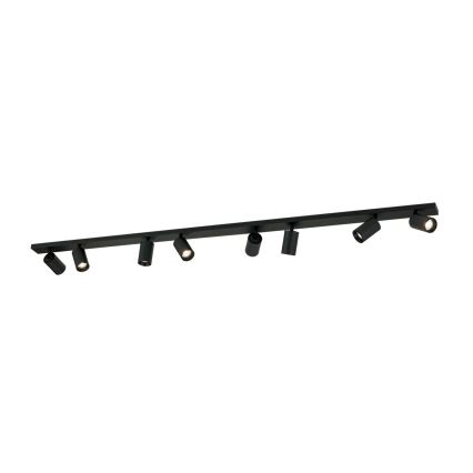 punktveida gaismeklis SEAN 8xGU10/13W/230V melns