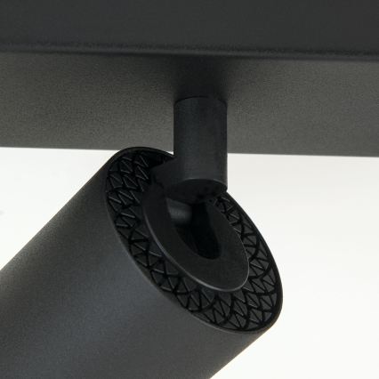 punktveida gaismeklis SEAN 8xGU10/13W/230V melns