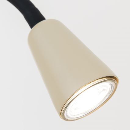 Lokana galda lampa ar skavu DOTTY 1xGU10/10W/230V bēša/melna