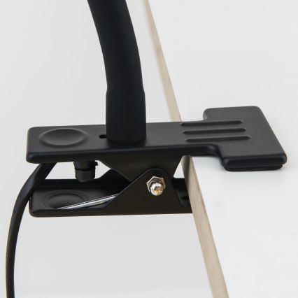 Elastīga galda lampa ar skavu DOTTY 1xGU10/10W/230V misiņš/melna