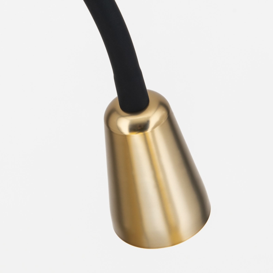 Regulējamā stāvlampa DOTTY 1xGU10/10W/230V melna/misiņš