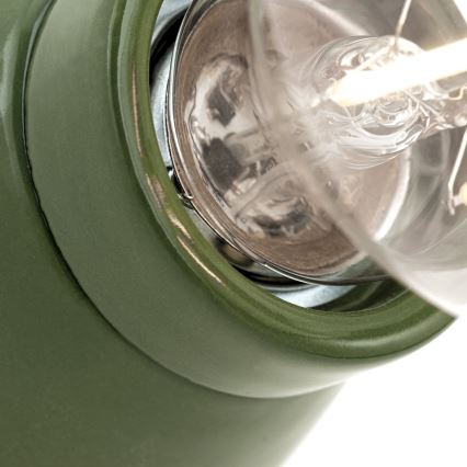 Sienas gaismeklis FROST 1xE27/60W/230V zaļš